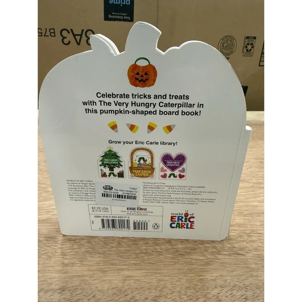 Eric Carle The Very Hungry Caterpillar's Peekaboo Halloween Board Book 2025